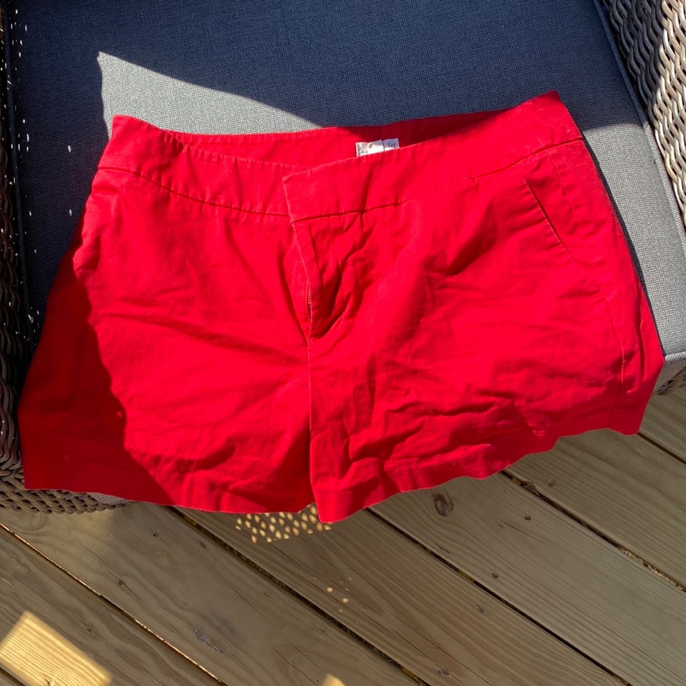 Red shorts 12